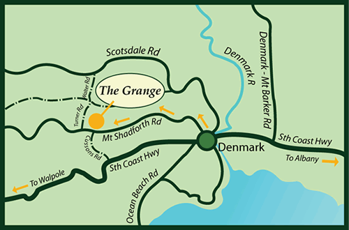 Map the "The Grange"